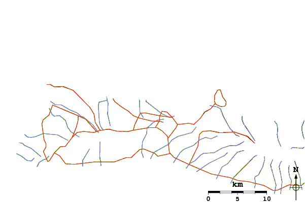 Roads and rivers around Mo'omomi Bay
