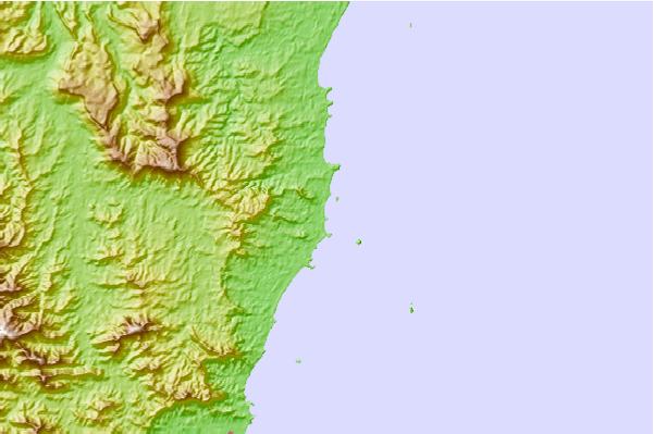 Surf spots located close to Moonee Beach and Creek