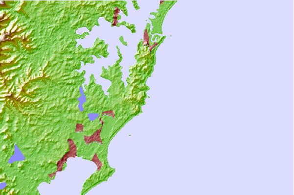 Surf spots located close to Moonee