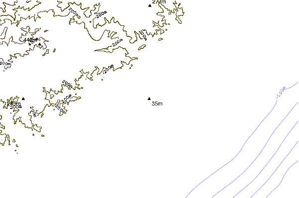 Shoreline around Morgans Bay