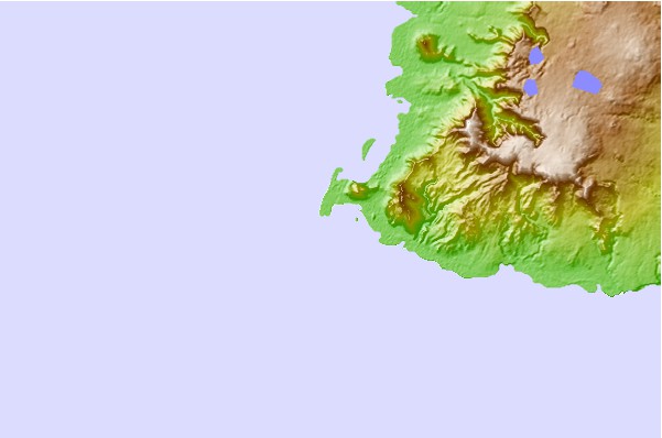 Surf spots located close to Morne Rights
