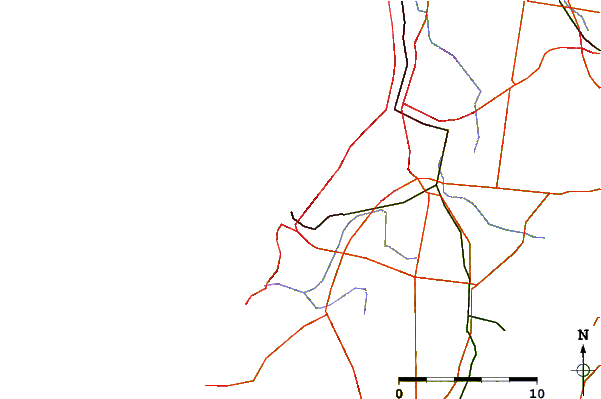 Roads and rivers around Mornington Mills Mothers Beach