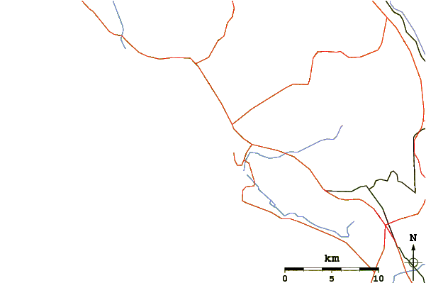 Roads and rivers around Morro Bay