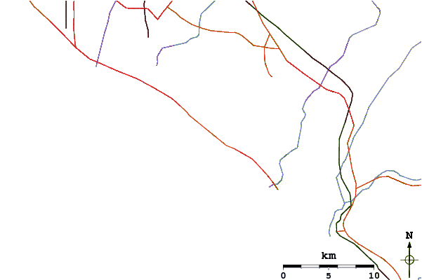 Roads and rivers around Morro Beach