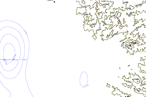 Shoreline around Morro Negrito