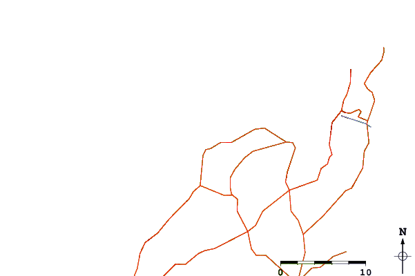 Roads and rivers around Morro Negro