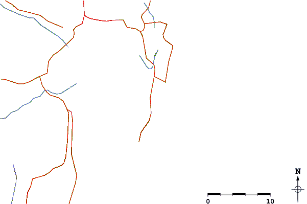 Roads and rivers around Morro das Pedras