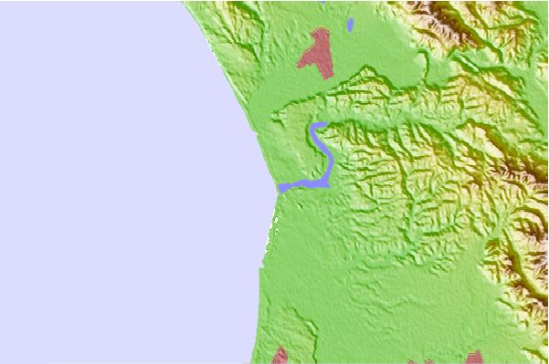 Surf spots located close to Moss Landing