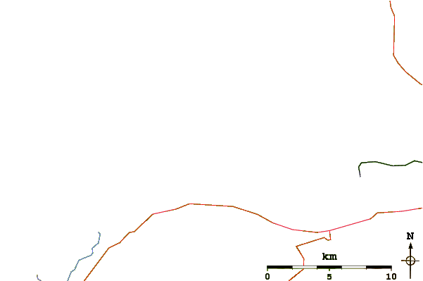 Roads and rivers around Mossies