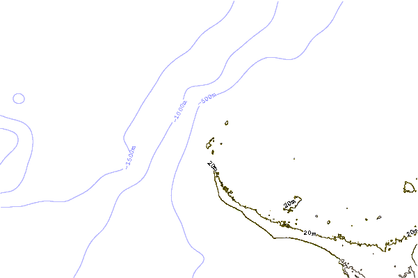Shoreline around Motels