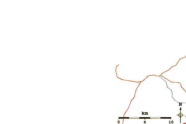 Roads and rivers around Mother Ivey s Spot M