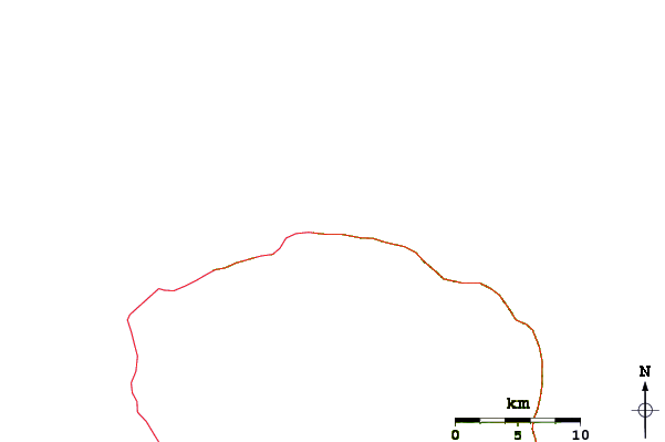 Roads and rivers around Motuau Island