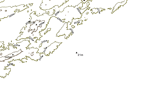 Shoreline around Motunau Beach
