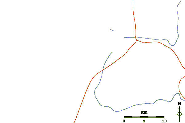 Roads and rivers around Moulay Bousselham
