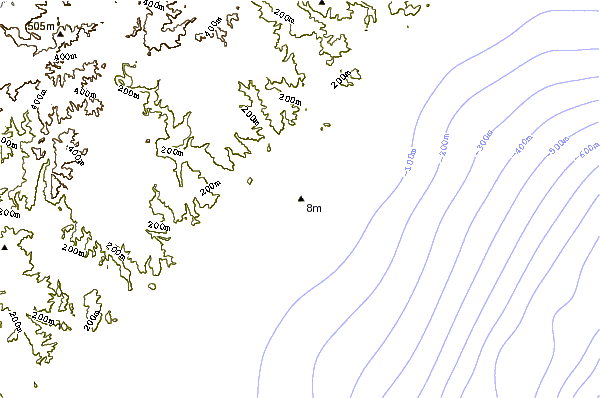 Shoreline around Mpame