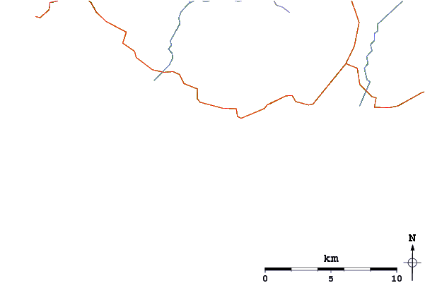 Roads and rivers around Muckros