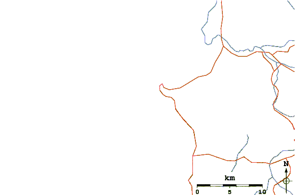 Roads and rivers around Mukerau Beach
