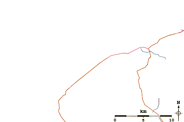 Roads and rivers around Mullaghmore