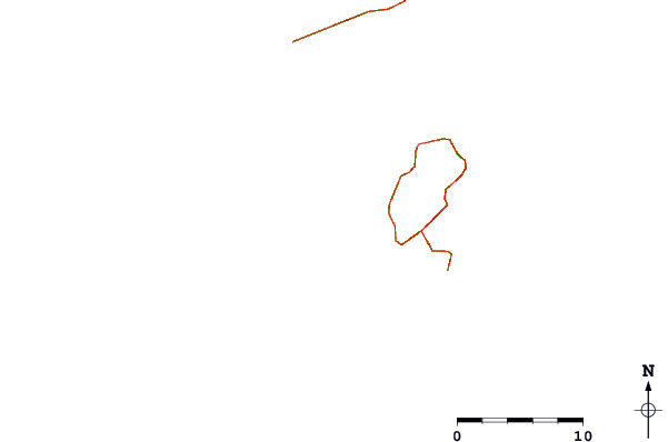 Roads and rivers around Mullet Bay