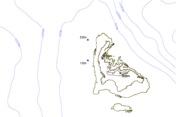 Shoreline around Mullins