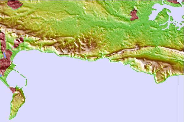 Surf breaks located close to Mupe Bay