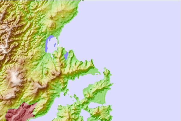 Surf spots located close to Murdering Bay