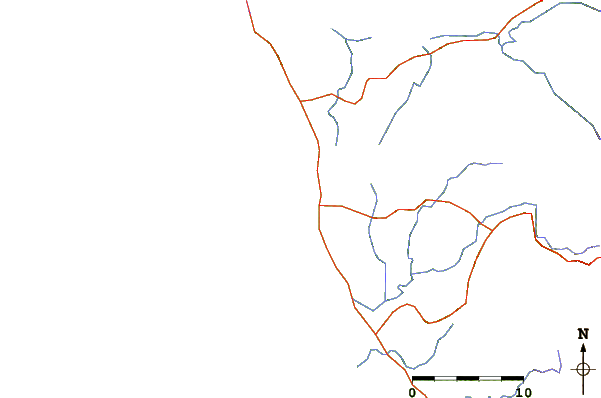 Roads and rivers around Murudeshwara Beach