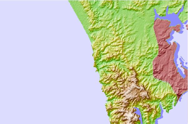 Surf spots located close to Mussel Rock