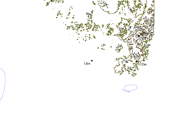Shoreline around Mutrakni Point