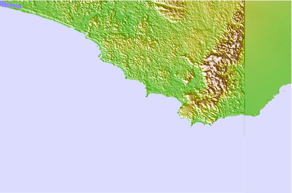 Surf spots located close to Mutrakni Point