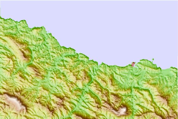 Surf spots located close to Mutriku