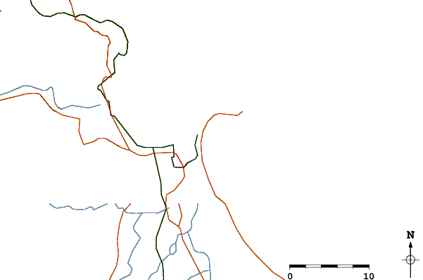 Roads and rivers around My Khe / Da Nang