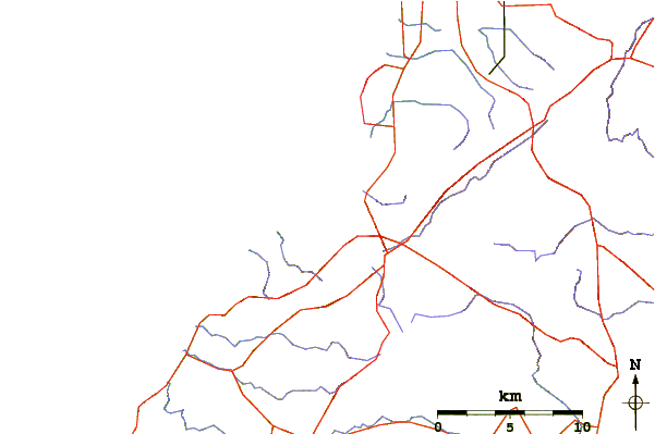 Roads and rivers around Myponga Beach