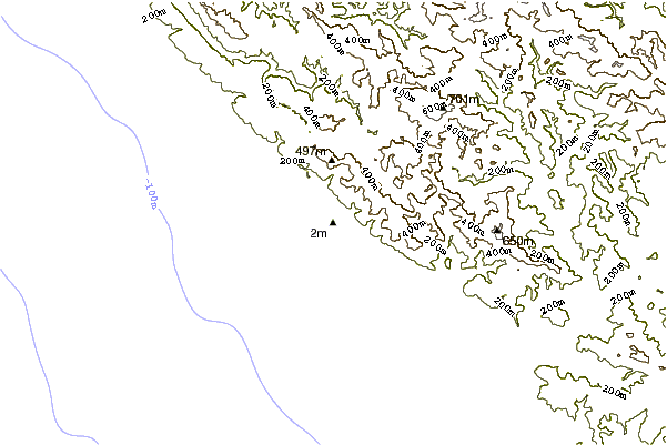 Shoreline around Mystos