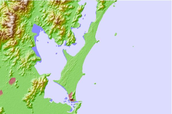 Surf spots located close to Mystos