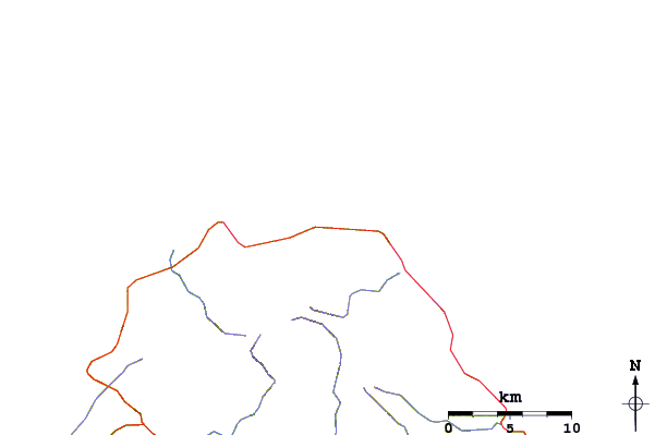 Roads and rivers around Nagar