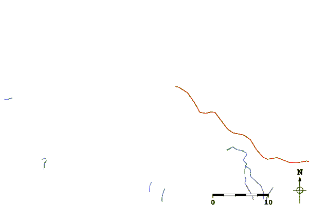 Roads and rivers around Nago