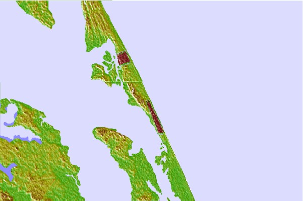 Surf spots located close to Nags Head Pier