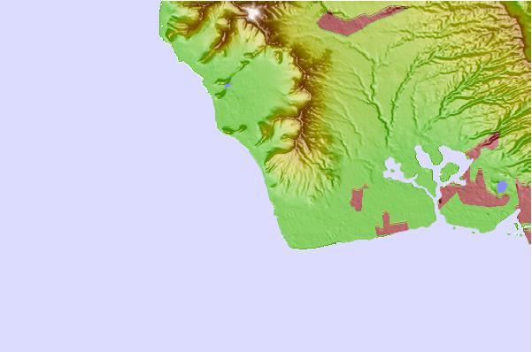Surf spots located close to Nanakuli Tracks