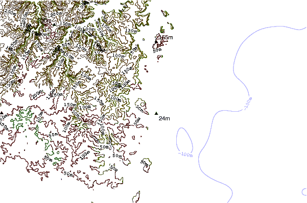Shoreline around Narrabeen-South
