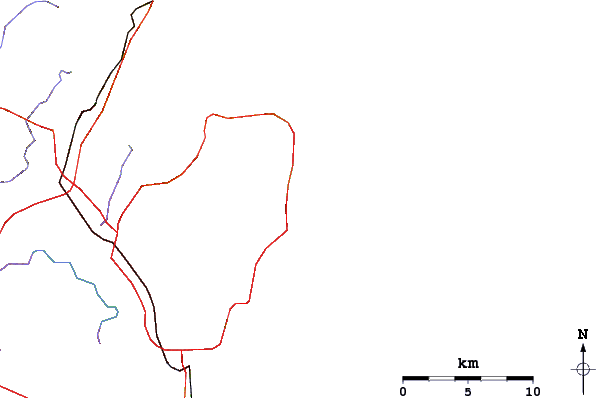 Roads and rivers around Narrabeen-South