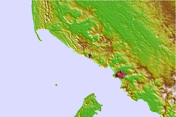 Surf spots located close to Nauzan