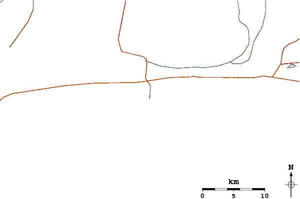 Roads and rivers around Navarre Beach Pier