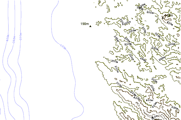 Shoreline around Navarro Rivermouth