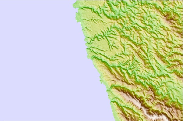 Surf spots located close to Navarro Rivermouth