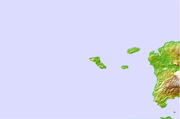 Surf spots located close to Ndao
