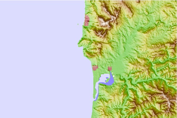 Surf spots located close to Neakahine Point