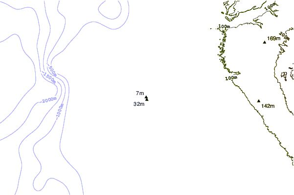Shoreline around Negritos