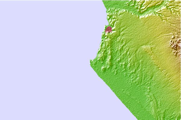 Surf spots located close to Negritos