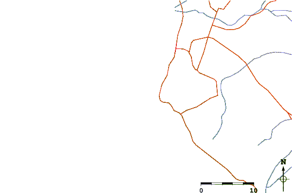 Roads and rivers around Negritos